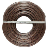 Cable Para Bocina Calibre 18 100% Cobre Transparente