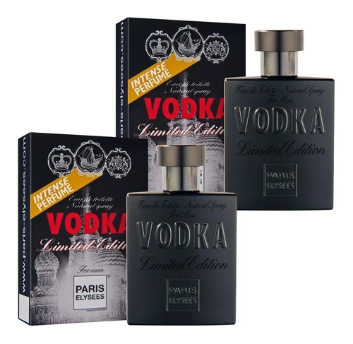 Kit 2 Perfumes Vodka Limited Edition 100ml Masculino