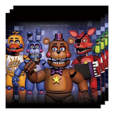 20 Servilletas Fnaf Freddys Cotillon Cumpleaños