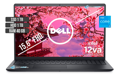 Dell Inspiron Intel Core I5 1235u Ssd 1tb + Hdd 1tb Ram 40gb