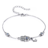 Pulsera Mano De Fátima O Hamsa S925