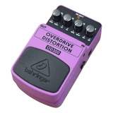 Pedal Overdrive Distortion Od300 Behringer Na Caixa Usado