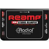 Radial Engineering Reamp Jcr Studio Reamper + Auriculares In
