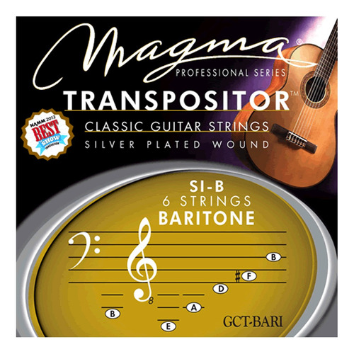 Encordado Guitarra Clasica Magma Gct-bari Baritone Si-b