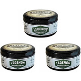 Set 3 Pomada Para El Cabello Legends Easy Hold Barbero 40grs