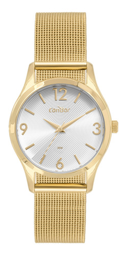 Relógio Condor Feminino Dourado