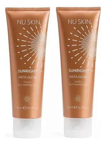 Pack 2 Autobronceante Sunright Insta Glow Nu Skin