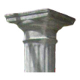 Columna De Cemento Dorica Estriada  2.45 Mediana Fabrica