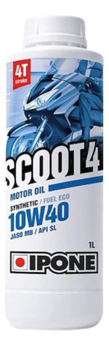  Aceite Lubricante 4t Ipone 10w40 Semisintetico Scoot Cycles