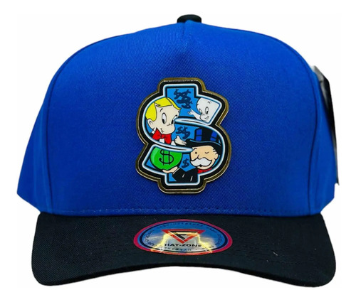 Gorra Blue Rich Monopoly Placa Full Color Hatzonefg Premium | Envío gratis