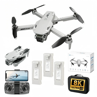 Mini Dron Ourlife M10 8k Cámara Dual 3 Baterías Wifi Fpv | Meses sin interés
