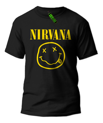 Lum - Remera Rock Nirvana - Algodon 1° Calidad