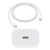 Cargador Para iPhone 20w Cable Usb-c Compatible Lightning 