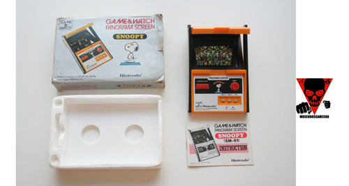 Mini Game Watch Nintendo Panorama Snoopy Sm-91 De 1983