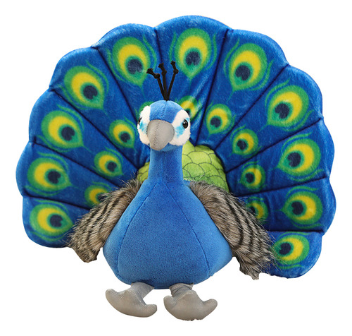 12 Pavos Reales, Peluche Ultrasuave Para Bebé