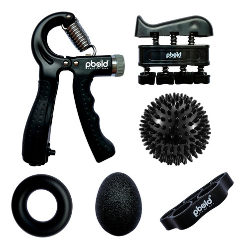 Kit Handgrip Ejercitador Terapia Ejercicio Recuperacion Mano