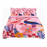 Cobertor Quilt Mandala Pink Real Verano Cubrecamas 2 Plazas 