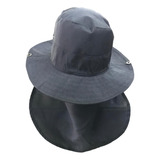 Sombrero Pescador, Cazador  Con Capa Para Proteccion Solar.