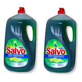 2 Detergente Liquido Para Trastes Salvo Limón 2.6l Advanced