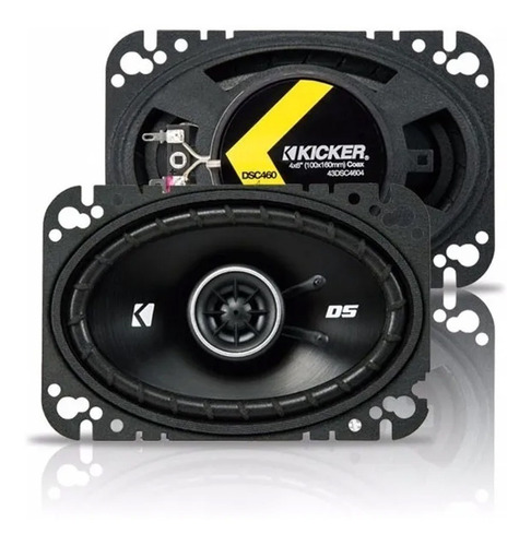 Bocinas Carro Auto Kicker 4x6 2 Vías 120 Watts 