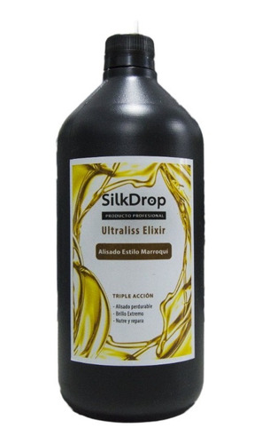 Alisado Capilar Estilo Marroquí - Silkdrop - 1 Lt. 