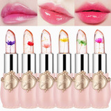 Labial Con Flor Cambio De Color Con Temperatura Lipstick