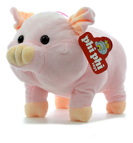 Chancho Rosa De Peluche 25cm Super Suave