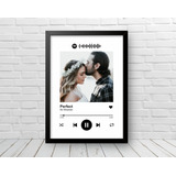 Quadro Spotify Personalizado Com Foto E Música 