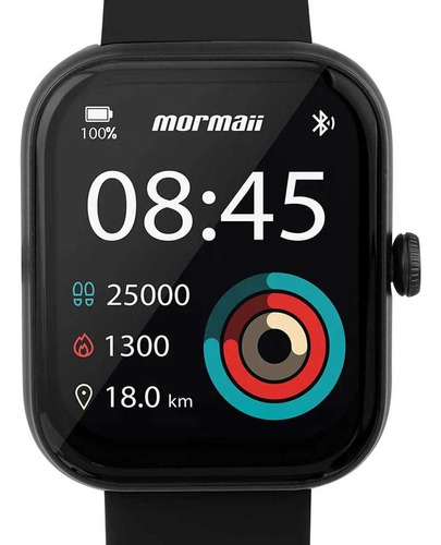 Relógio Smartwatch Mormaii Life Ultra Preto - Molifeuaa/8p