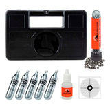 Kit 200 Esfera De Aço 6mm + Maleta + 5 Co2 + Óleo 15ml