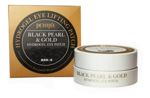 Parche Para Ojos Original Petitfee Black Pearl Gold Hydrogel