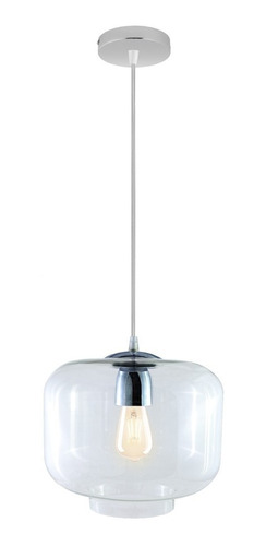 Lampara Colgante De Vidrio Moderno Vintage Luz Led Apto E27