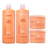 Kit Invigo Nutri-enrich  Shampoo + Cond. + Máscara Wellla