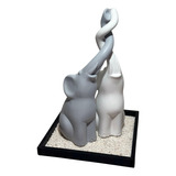 Par De Elefantes De Ceramica Para Decoracion Adornar 