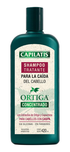 Capilatis Shampoo Tratante Caspa Ortiga Concentrado X 420ml