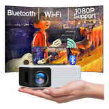 Mini Proyector Led Con Wifi Bluetooth Soporte 1080p Full Hd