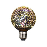 Lâmpada De Natal Decorativa G80 3d Led Bulbo 6w 2700k Fogos