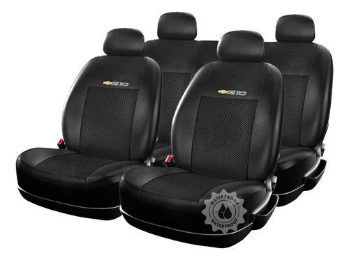 Funda Asiento A Medida Chevrolet S10 Doble Cab. 2008 Al 2019