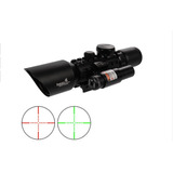 Mira 3-10x42 Laser Tactical Iluminación Verde/roja Xtmc 