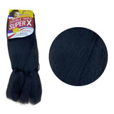 Apliques De Cabelo Sintético Zhang Hair Estilo Entrelace, Castanho Escuro De 126cm - 6 Mechas Por Pacote