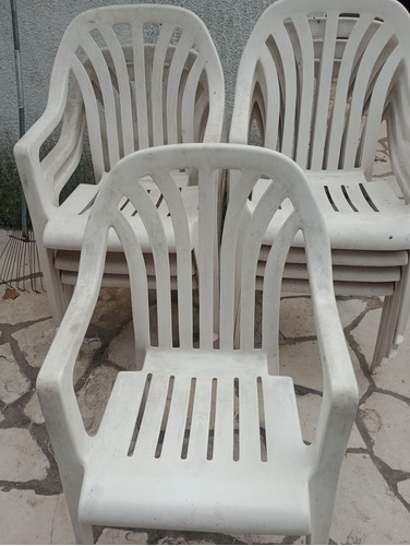 Silla Jardín Exterior Plastico 