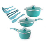 Essen Set Aqua 4 Piezas C/antiadherent Nova Trimium Oferta!