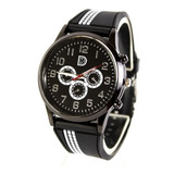 Reloj Pulsera Silicona Para Hombre Modelo De Linea, Oferta !