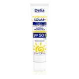 Bloqueador Protector Solar Cara Cuerpo Crema Uv Delia Spf 50
