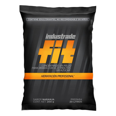 Industrade Fit Bebida Rehidratante Polvo 20lt Sabor Naranja | MercadoLibre