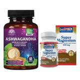 Ashwagandha + Super Magnesio - Unidad a $2359