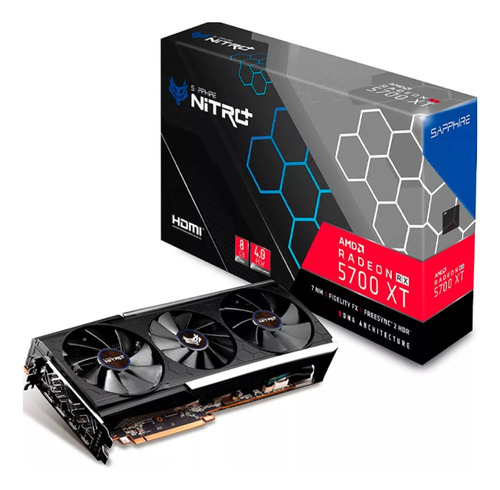 Placa De Video Amd Radeon 5700 Xt Sapphire Nitro Plus +