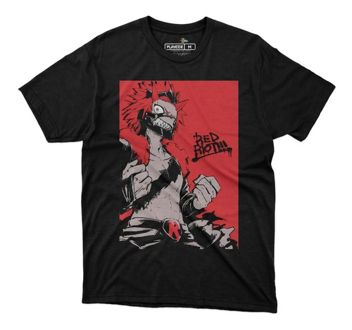 Playera Red Riot My Hero Academia Acid Pop Kirishima Playeer
