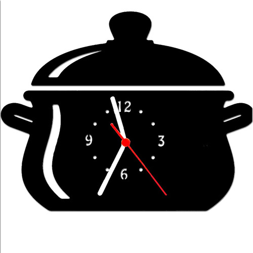 Relógio De Madeira Mdf Parede | Cozinha Casa Decoracao 4 A