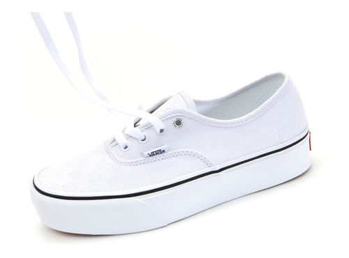 Tenis Vans Authentic Platforma Blanco